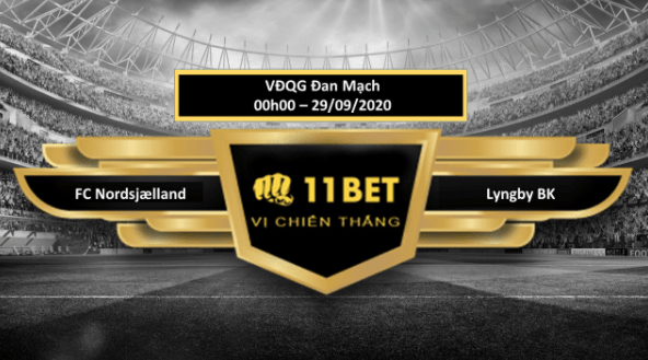 11BET Tip bóng đá  FC Nordsjælland vs Lyngby BK , hôm nay 29/09/2020