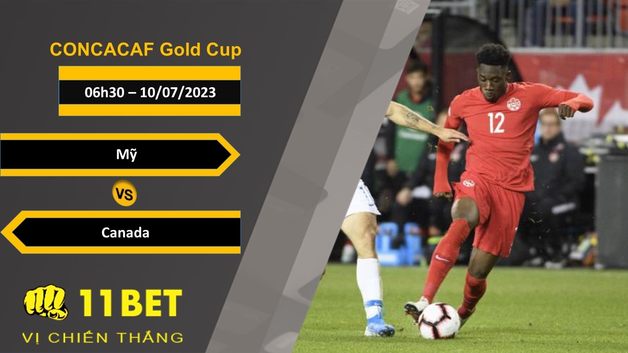 11BET Soi kèo   Mỹ vs Canada, 06h30, 10/07/2023