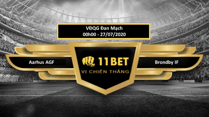 11BET Tip bóng đá AGF vs Brondby IF  ,  hôm nay 27/07/2020
